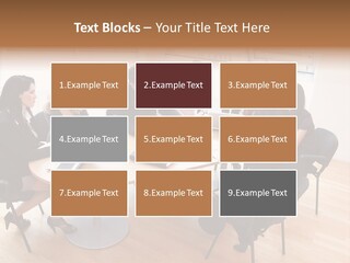 Dormer Clerical Worker PowerPoint Template