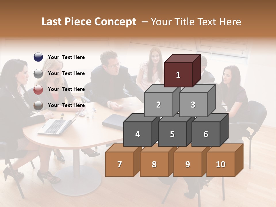 Dormer Clerical Worker PowerPoint Template