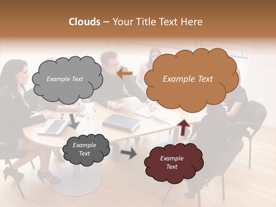 Dormer Clerical Worker PowerPoint Template