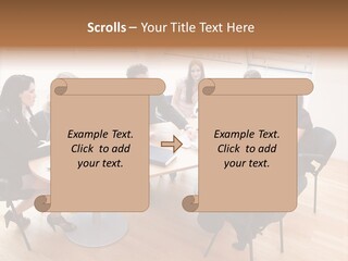 Dormer Clerical Worker PowerPoint Template