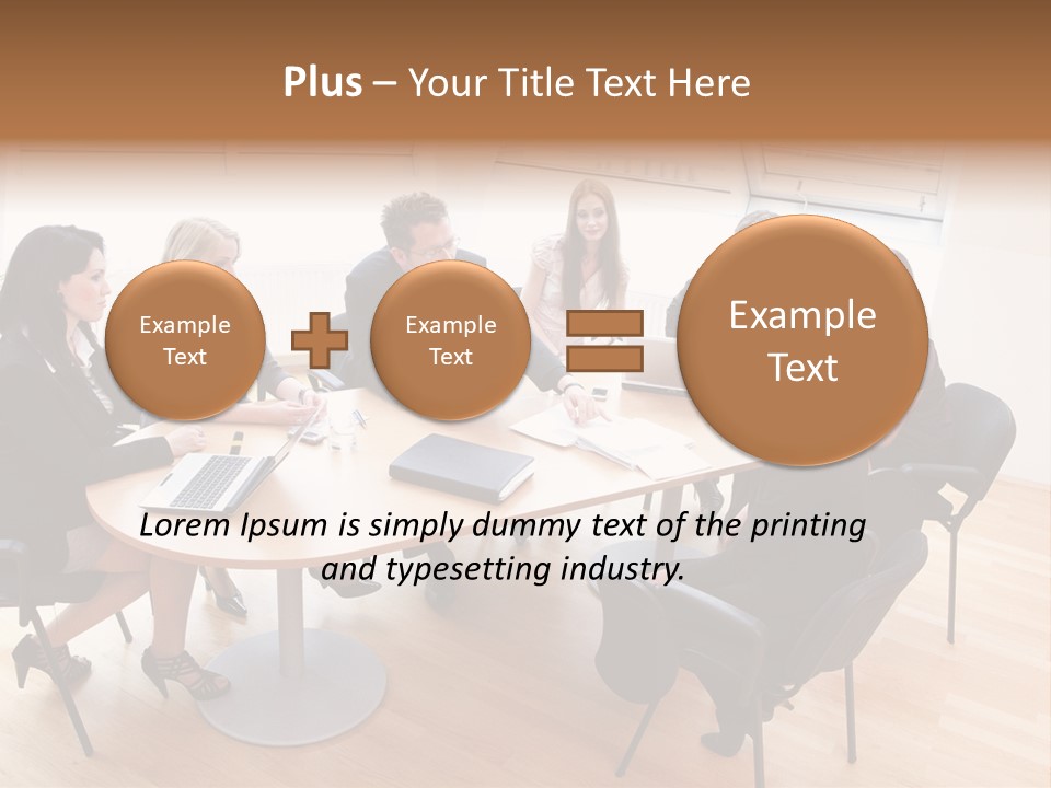 Dormer Clerical Worker PowerPoint Template