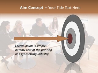 Dormer Clerical Worker PowerPoint Template