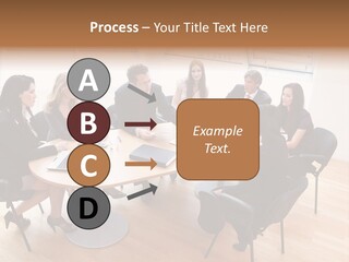 Dormer Clerical Worker PowerPoint Template