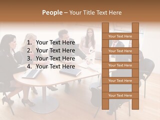 Dormer Clerical Worker PowerPoint Template