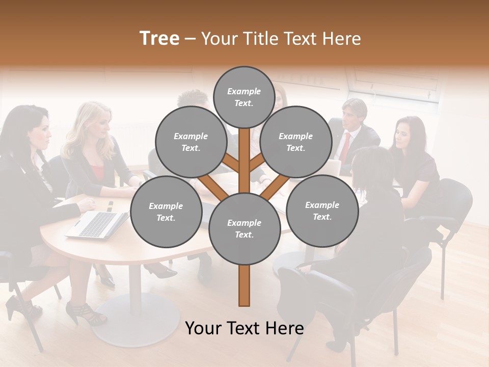 Dormer Clerical Worker PowerPoint Template