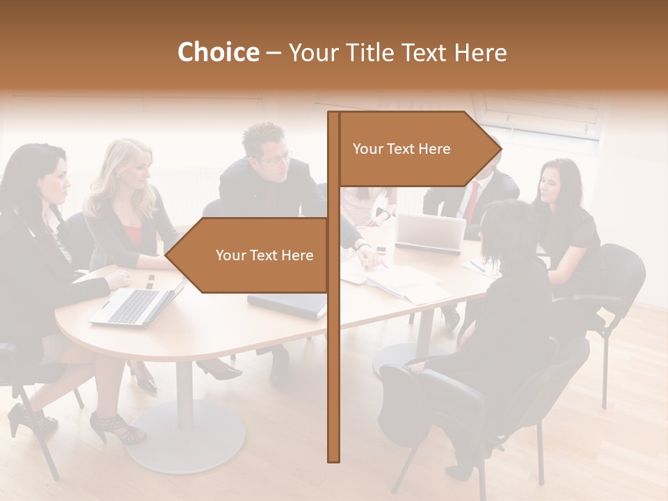 Dormer Clerical Worker PowerPoint Template