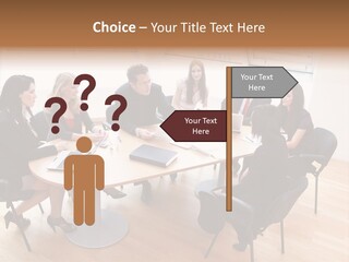 Dormer Clerical Worker PowerPoint Template