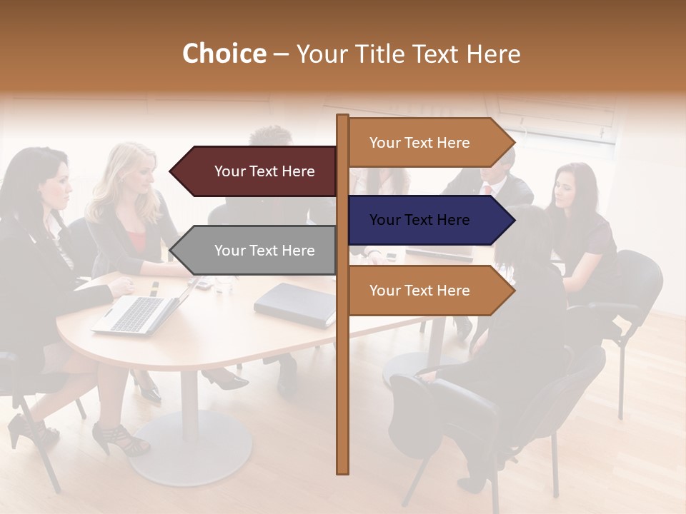Dormer Clerical Worker PowerPoint Template