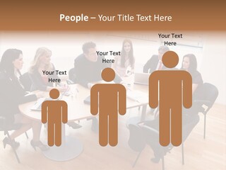 Dormer Clerical Worker PowerPoint Template