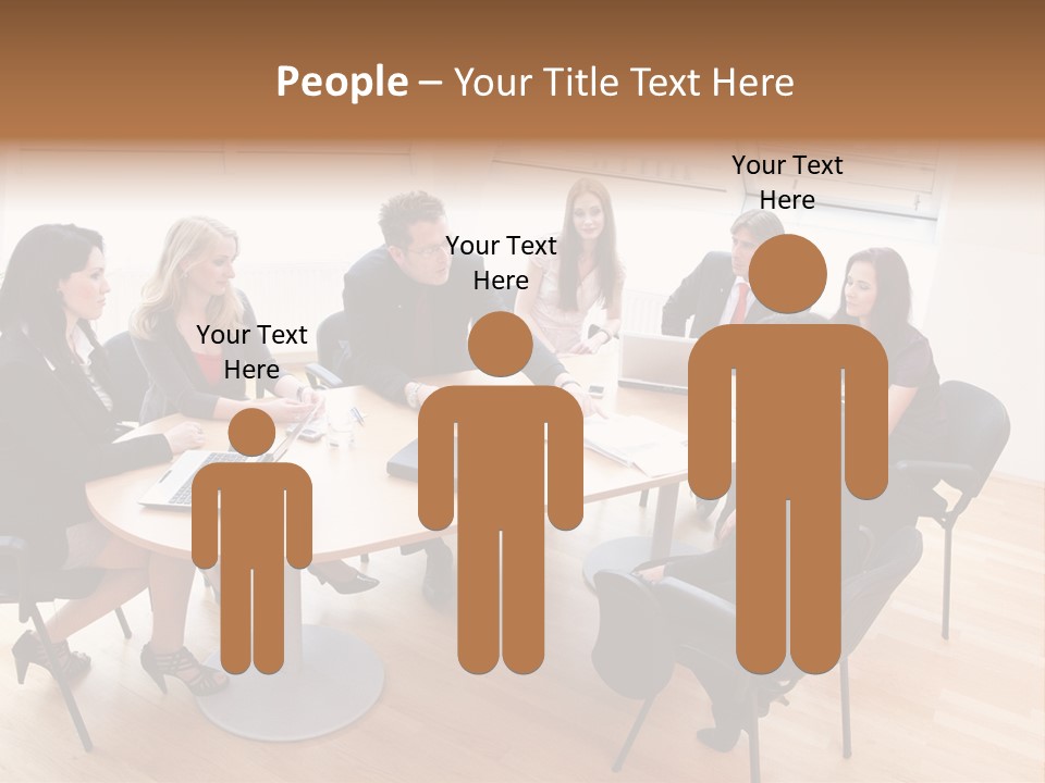 Dormer Clerical Worker PowerPoint Template