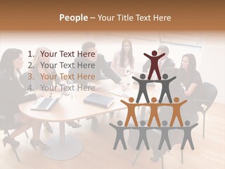 Dormer Clerical Worker PowerPoint Template