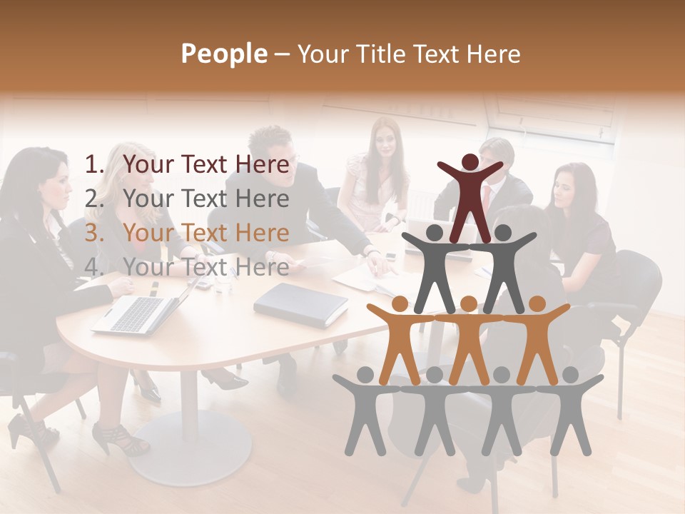 Dormer Clerical Worker PowerPoint Template