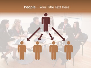 Dormer Clerical Worker PowerPoint Template