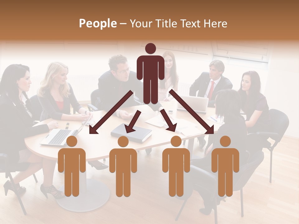 Dormer Clerical Worker PowerPoint Template