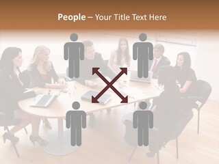 Dormer Clerical Worker PowerPoint Template