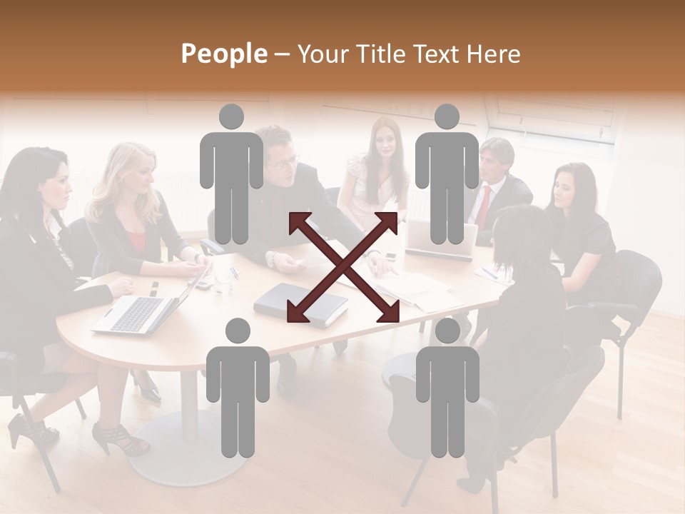 Dormer Clerical Worker PowerPoint Template