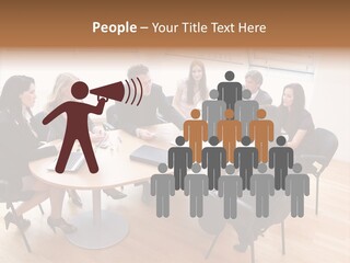 Dormer Clerical Worker PowerPoint Template