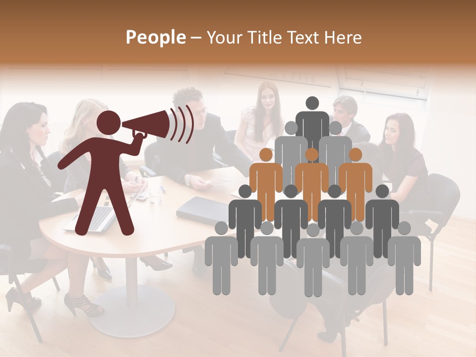 Dormer Clerical Worker PowerPoint Template