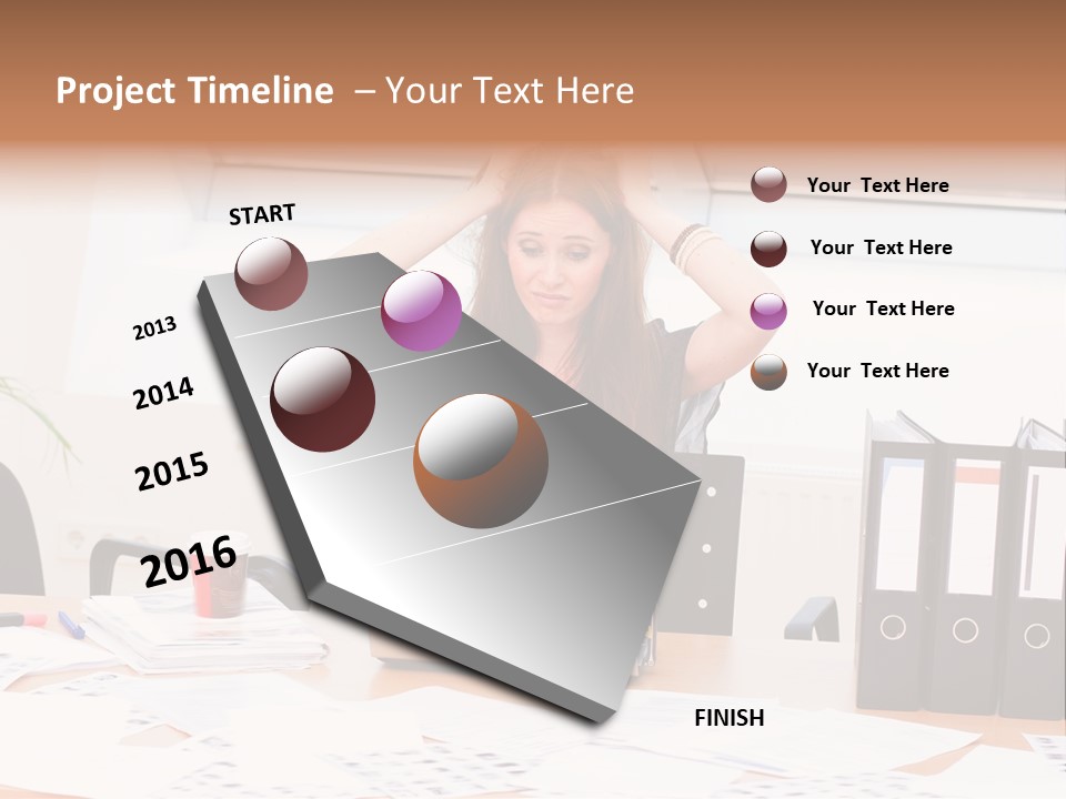 Writing Employee Employment PowerPoint Template