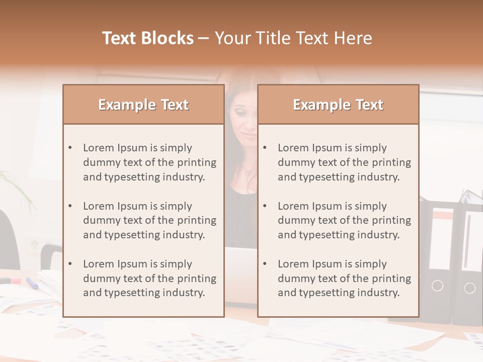 Writing Employee Employment PowerPoint Template