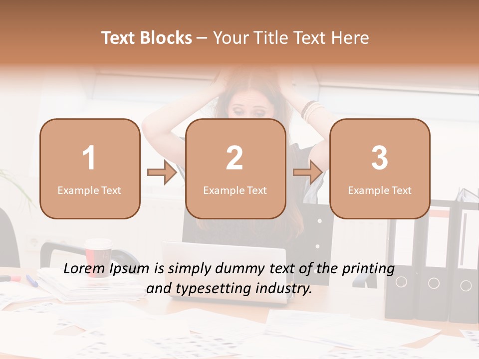 Writing Employee Employment PowerPoint Template