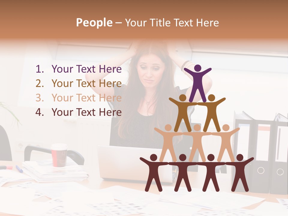 Writing Employee Employment PowerPoint Template