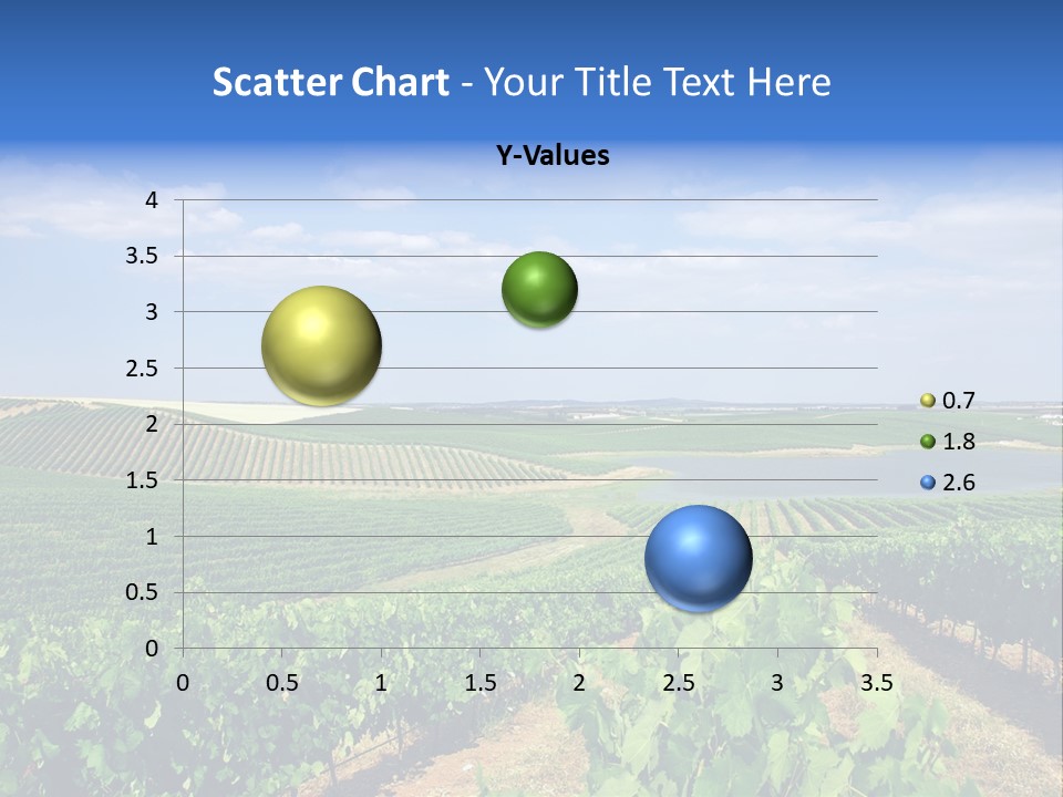 Blue Picturesque Landscape PowerPoint Template