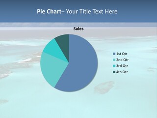 An Aerial View Of The Ocean With Blue Water PowerPoint Template