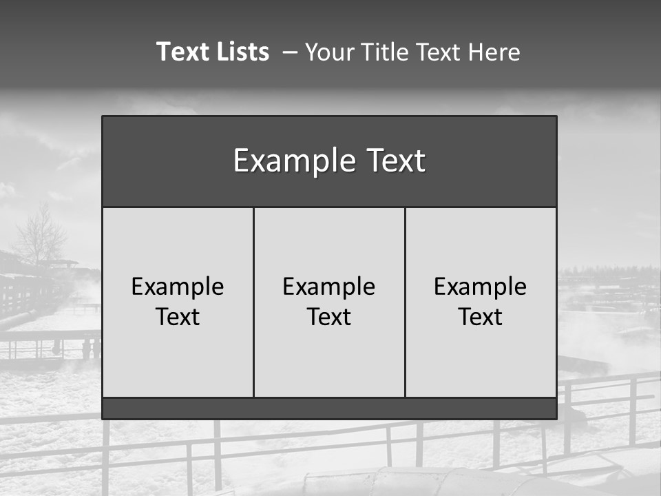 A Black And White Photo Of A Factory With Steam Coming Out Of It PowerPoint Template