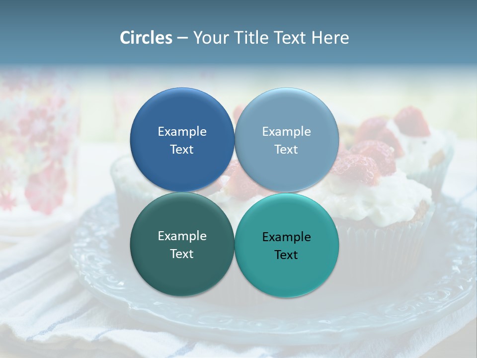 Treat Topped Glasses PowerPoint Template