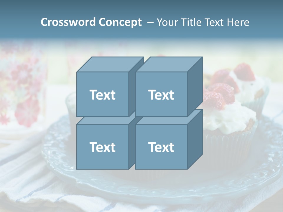 Treat Topped Glasses PowerPoint Template