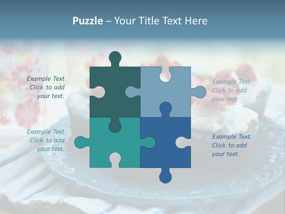 Treat Topped Glasses PowerPoint Template