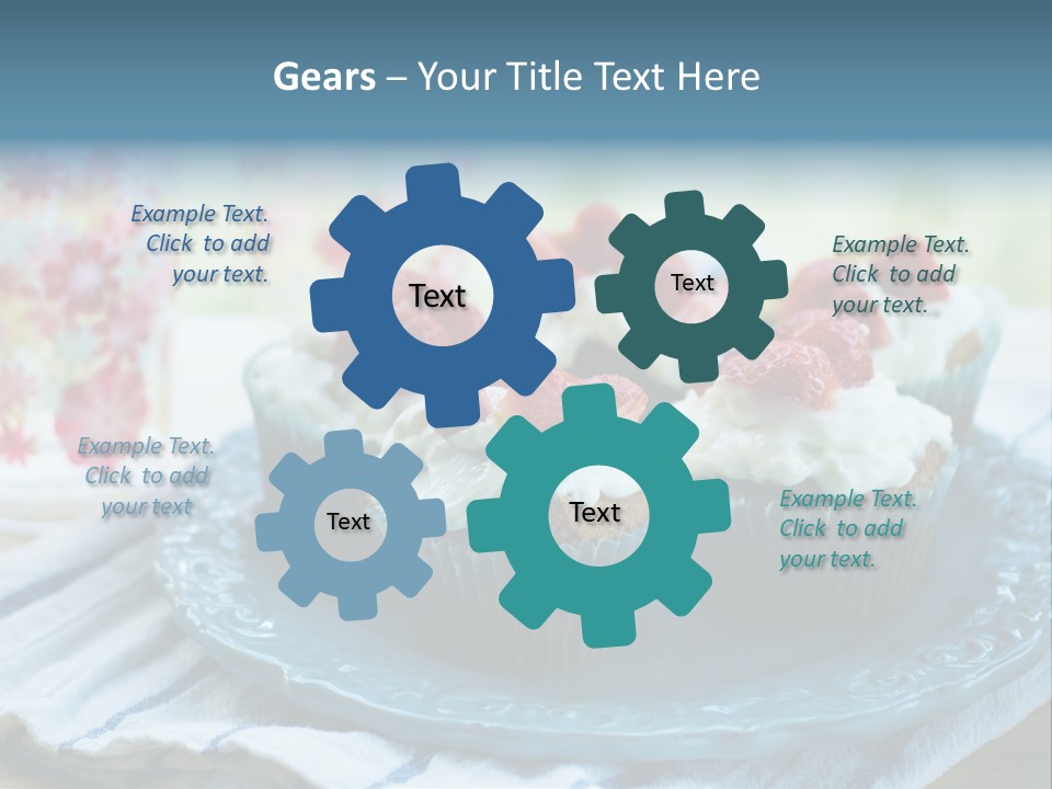 Treat Topped Glasses PowerPoint Template