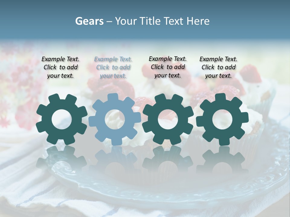 Treat Topped Glasses PowerPoint Template