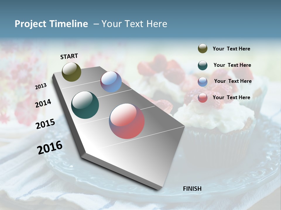 Treat Topped Glasses PowerPoint Template