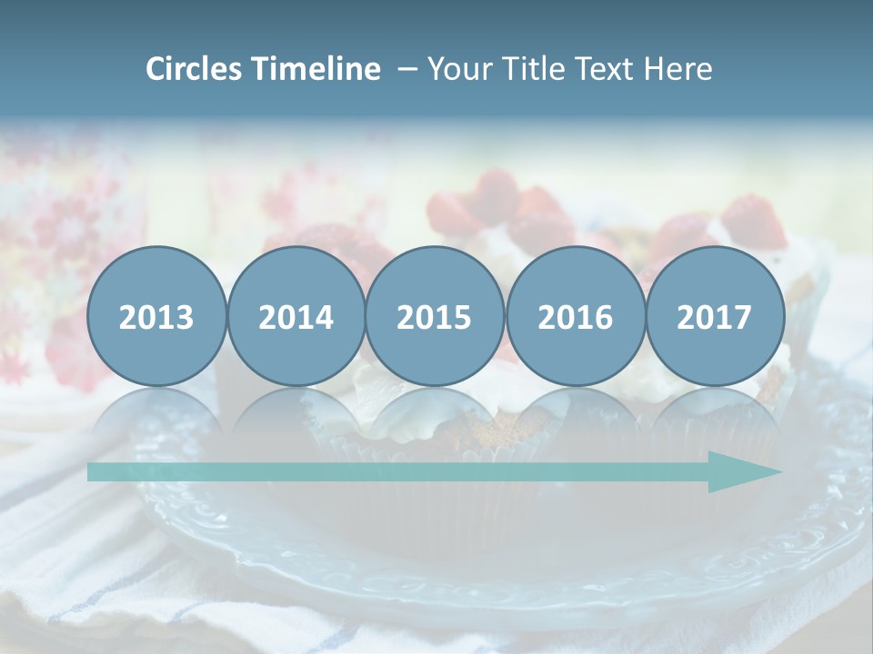 Treat Topped Glasses PowerPoint Template