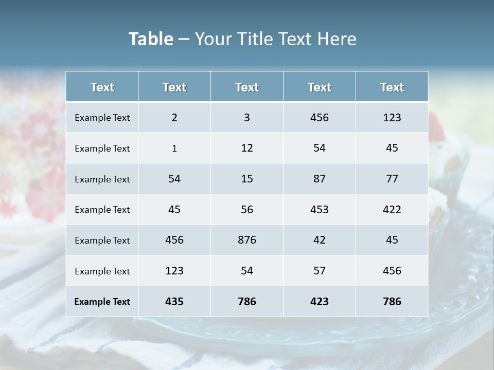 Treat Topped Glasses PowerPoint Template