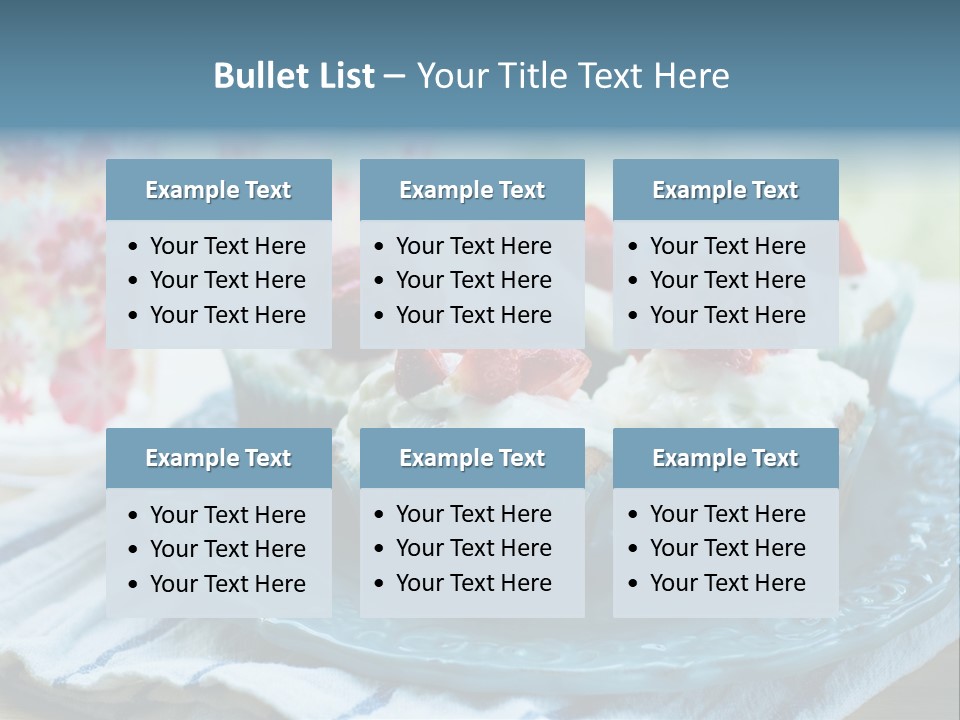 Treat Topped Glasses PowerPoint Template