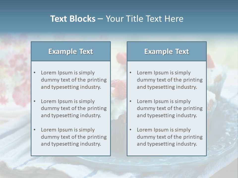 Treat Topped Glasses PowerPoint Template