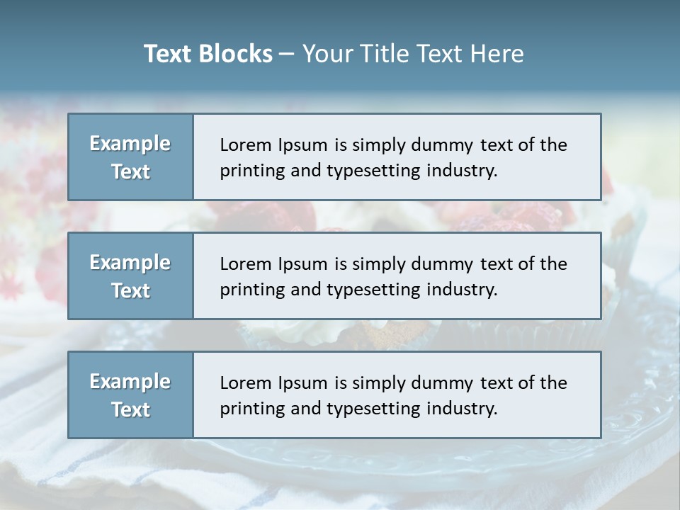 Treat Topped Glasses PowerPoint Template