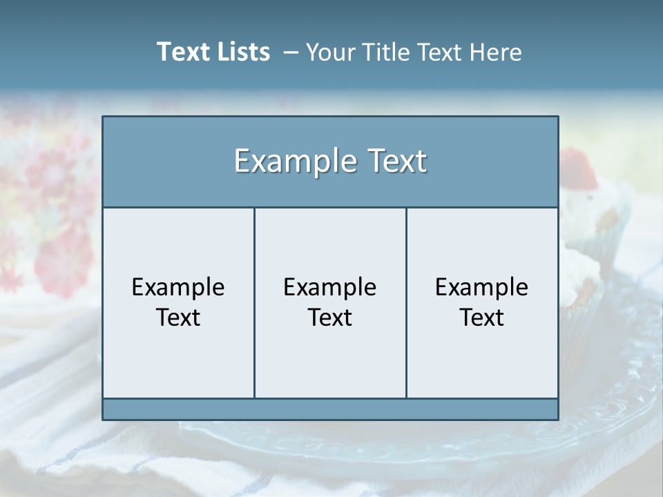 Treat Topped Glasses PowerPoint Template