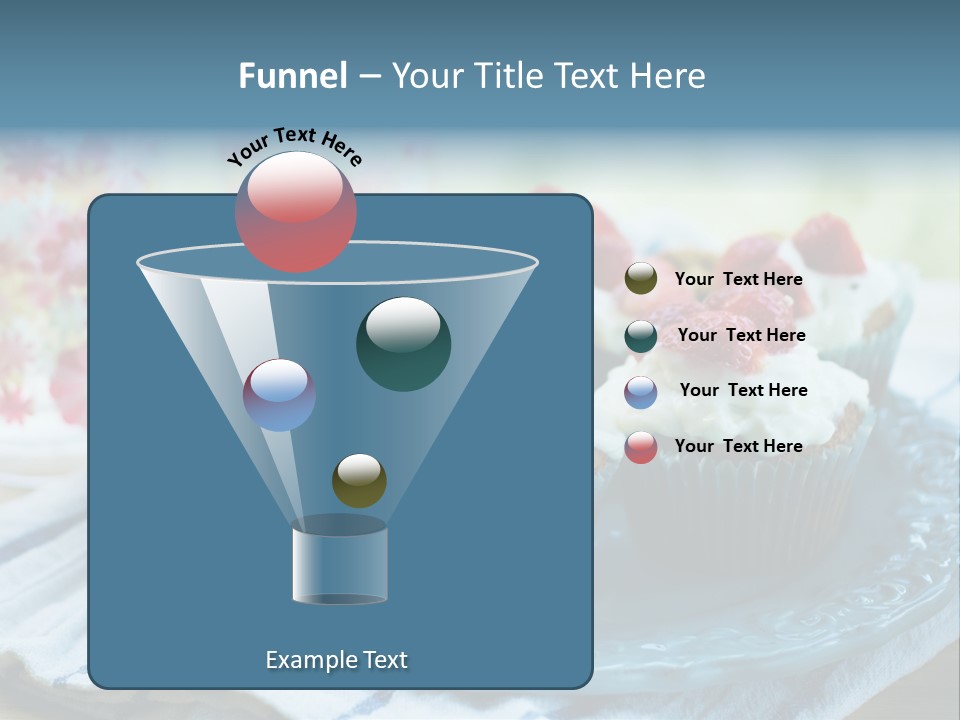 Treat Topped Glasses PowerPoint Template
