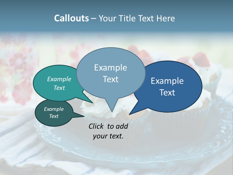 Treat Topped Glasses PowerPoint Template