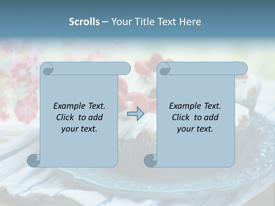 Treat Topped Glasses PowerPoint Template