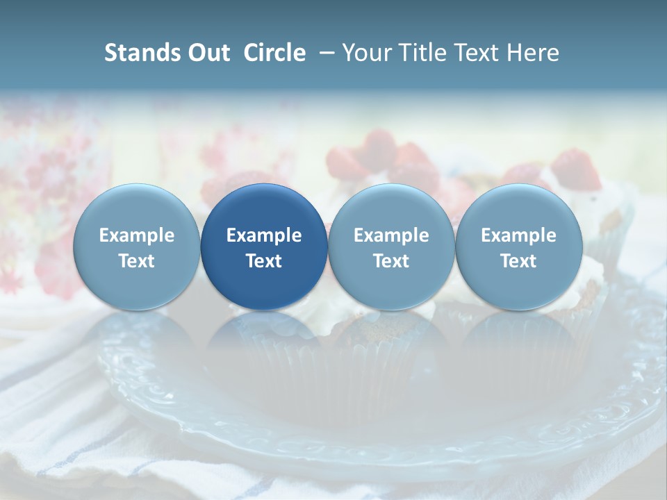 Treat Topped Glasses PowerPoint Template