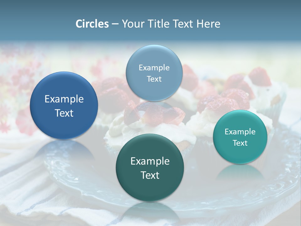 Treat Topped Glasses PowerPoint Template