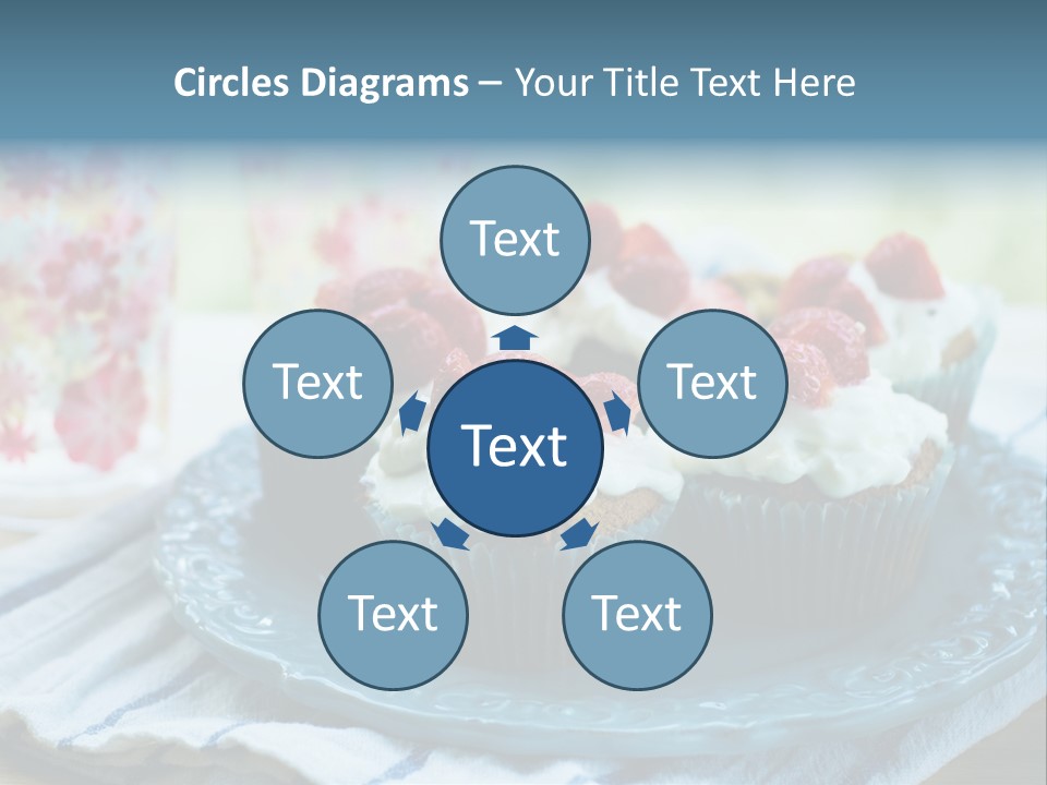 Treat Topped Glasses PowerPoint Template