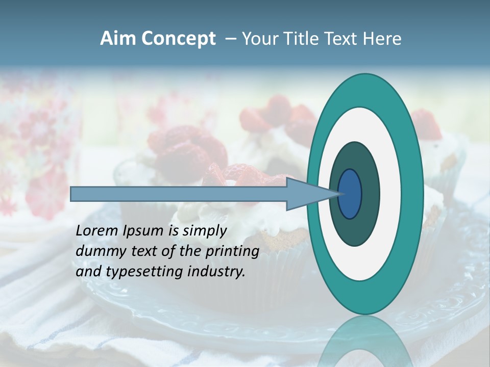 Treat Topped Glasses PowerPoint Template