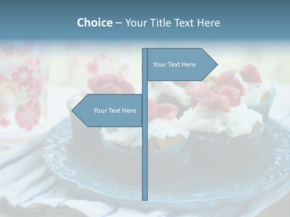 Treat Topped Glasses PowerPoint Template
