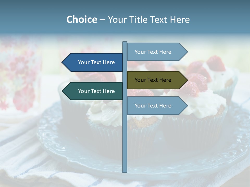 Treat Topped Glasses PowerPoint Template